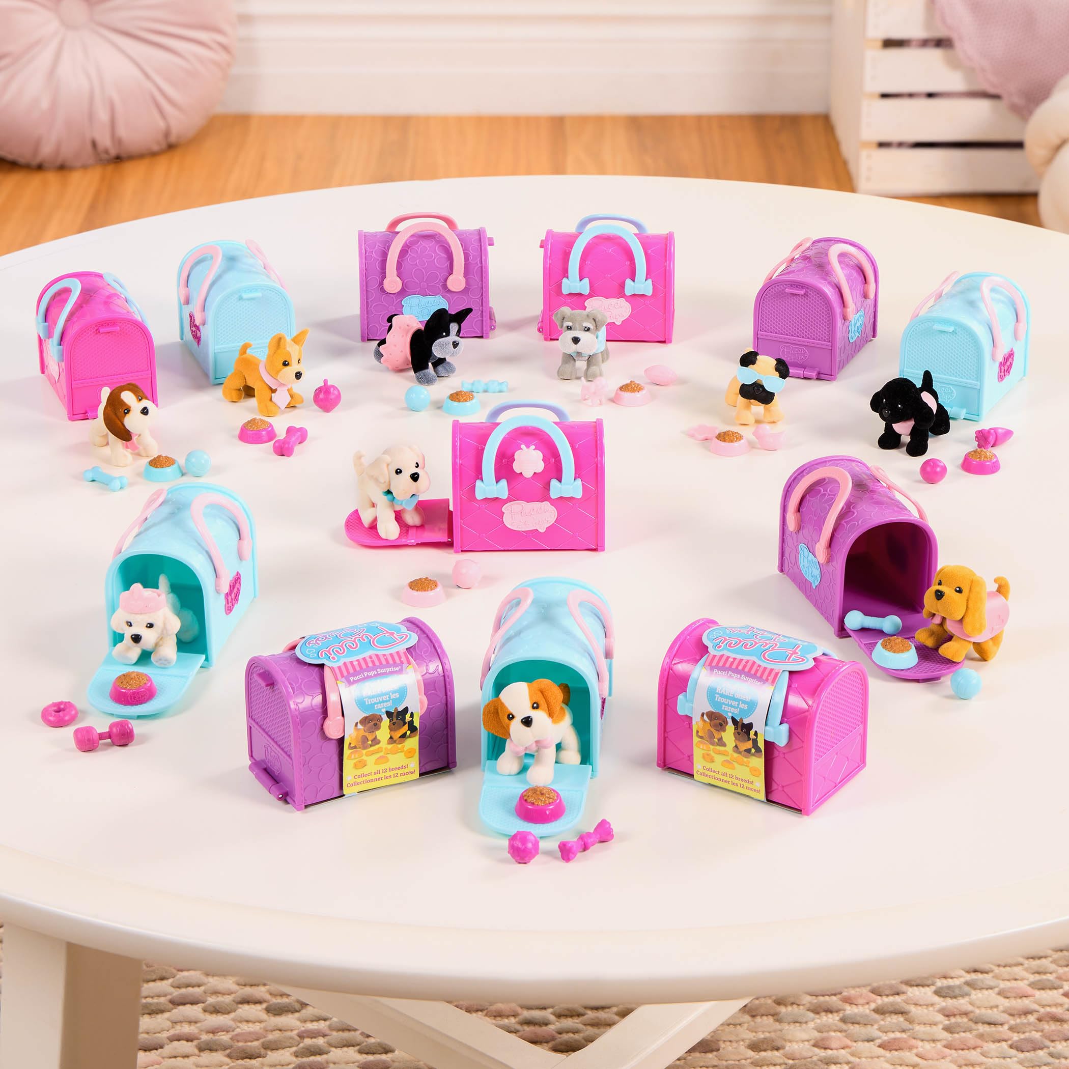 Amazon.com: Pucci Pups – Collectible Puppy Set – 6 Toy Dogs